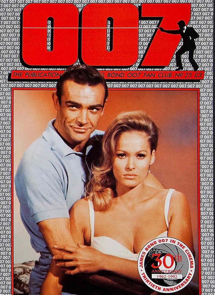 007 MAGAZINE magazine side cover Issue 25  1992