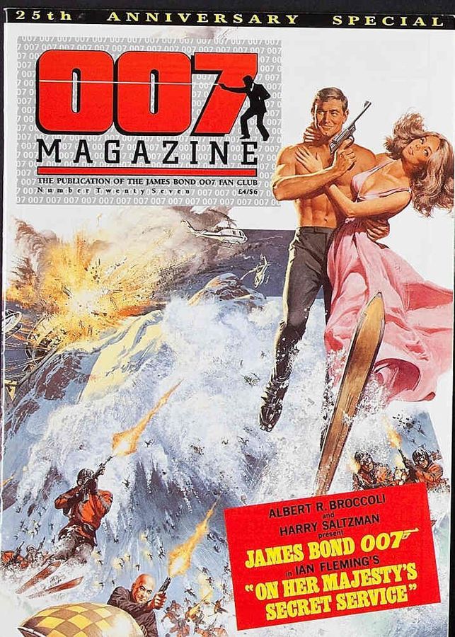 007 MAGAZINE magazine side cover Issue 27 October 1994