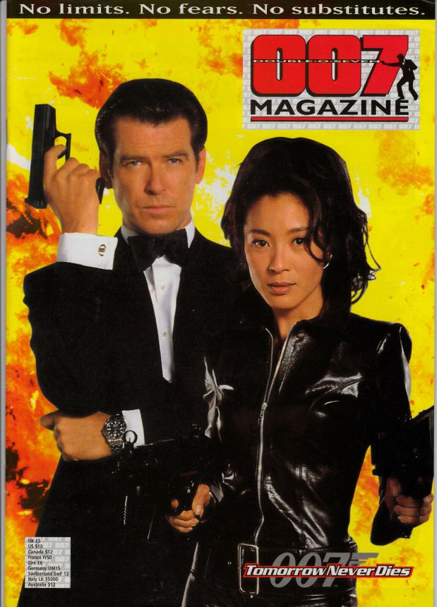 007 MAGAZINE magazine side cover Issue 33  1998