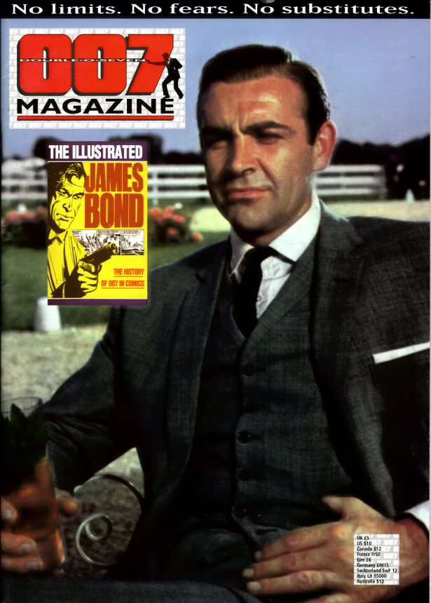 007 MAGAZINE magazine side cover Issue 34 November 1998