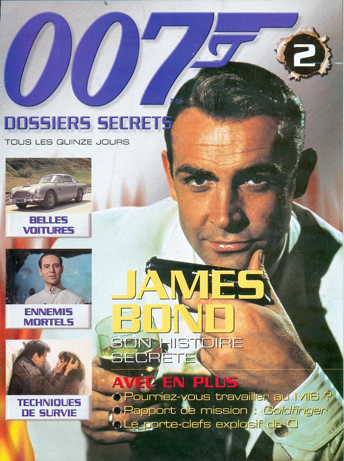 007 DOSSIERS SECRETS magazine side cover Issue 2  2003