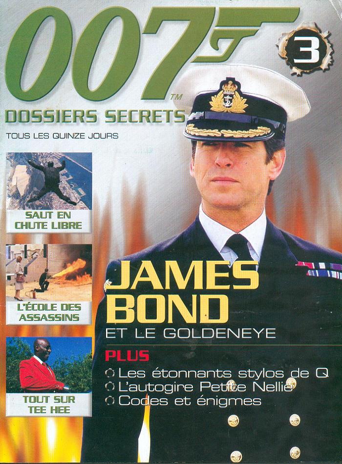 007 DOSSIERS SECRETS magazine side cover Issue 3  2003
