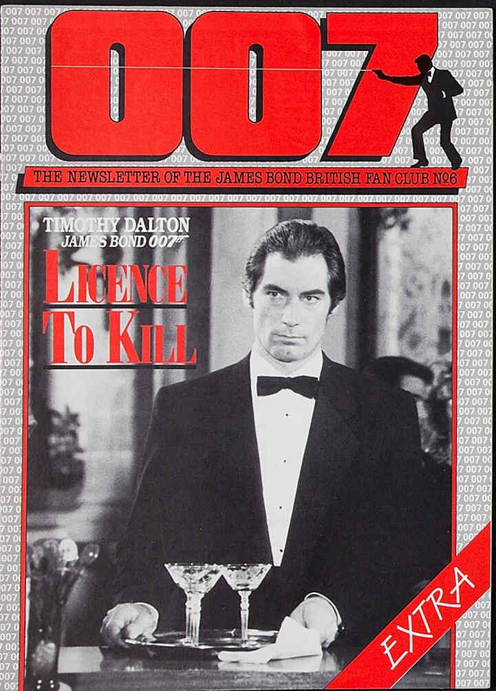 007 EXTRA/NEWSLETTER magazine side cover Issue 6  