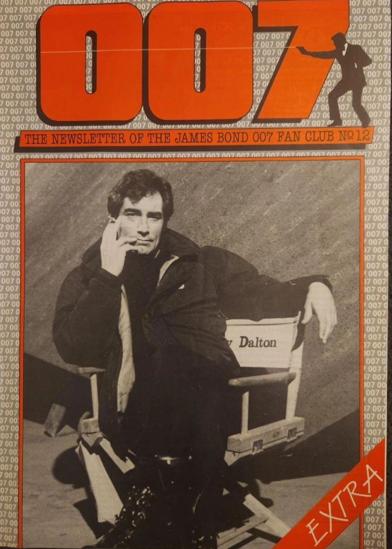 007 EXTRA/NEWSLETTER magazine side cover Issue 12  1993
