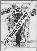 FOR YOUR EYES ONLY (UK) magazine side cover Vol 4 # 4 1983