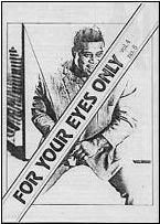 FOR YOUR EYES ONLY (UK) magazine side cover Vol 4 # 5 1983