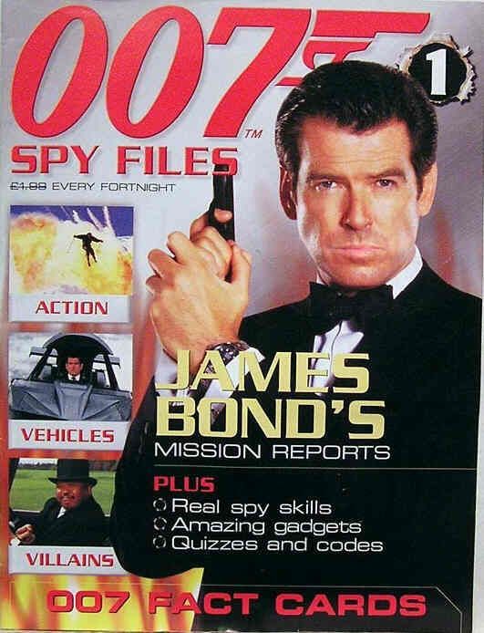 007 SPY FILES magazine side cover Issue 1  2002