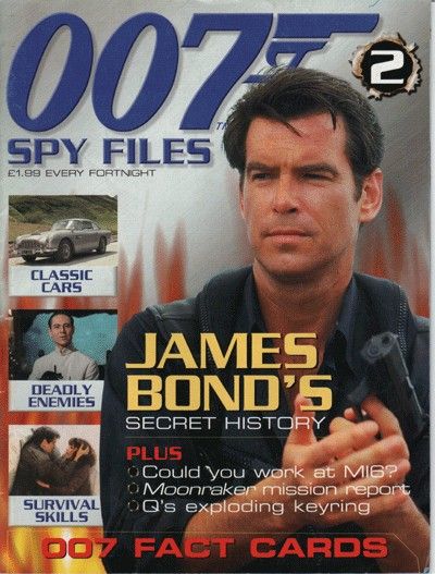007 SPY FILES magazine side cover Issue 2  2002