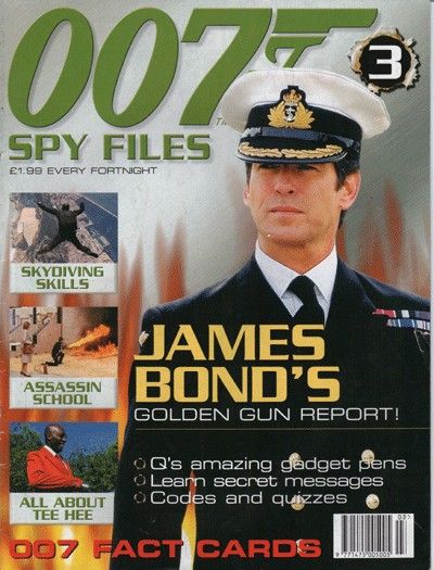 007 SPY FILES magazine side cover Issue 3  2002