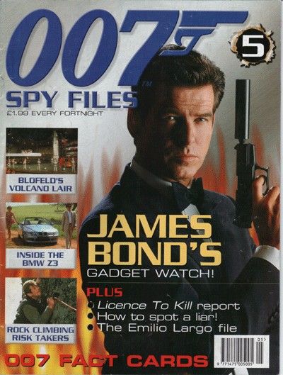 007 SPY FILES magazine side cover Issue 5  2002