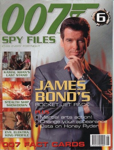 007 SPY FILES magazine side cover Issue 6  2002