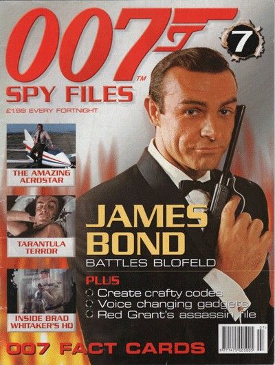 007 SPY FILES magazine side cover Issue 7  2002
