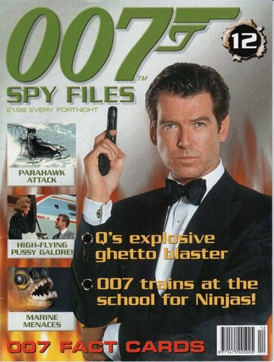 007 SPY FILES magazine side cover Issue 12  2002