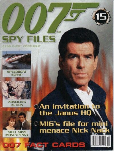 007 SPY FILES magazine side cover Issue 15  2002