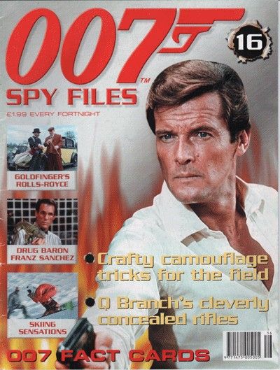 007 SPY FILES magazine side cover Issue 16  2002