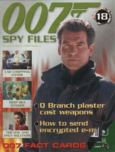 007 SPY FILES magazine side cover Issue 18  2002