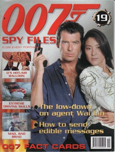 007 SPY FILES magazine side cover Issue 19  2002