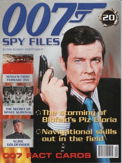 007 SPY FILES magazine side cover Issue 20  2002