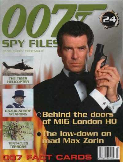 007 SPY FILES magazine side cover Issue 24  2002