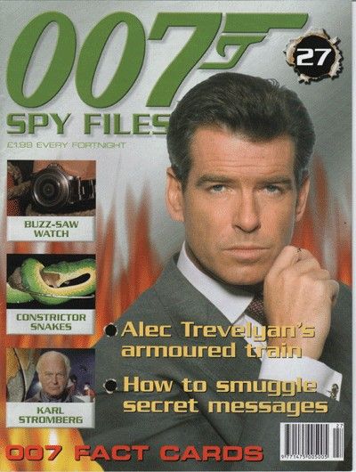 007 SPY FILES magazine side cover Issue 27  2003
