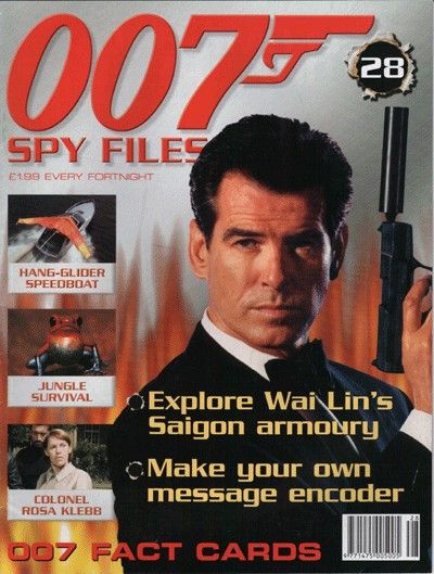 007 SPY FILES magazine side cover Issue 28  2003