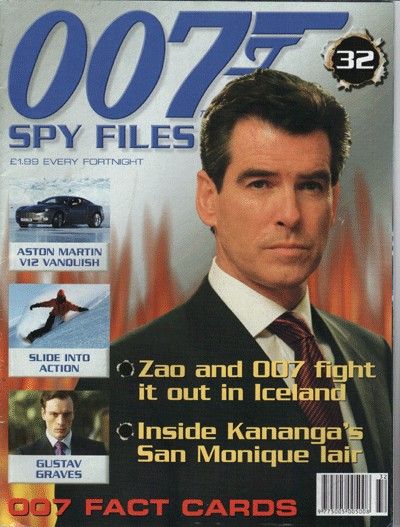 007 SPY FILES magazine side cover Issue 32  2003