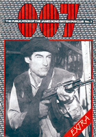 007 EXTRA/NEWSLETTER magazine side cover Issue 3  1987