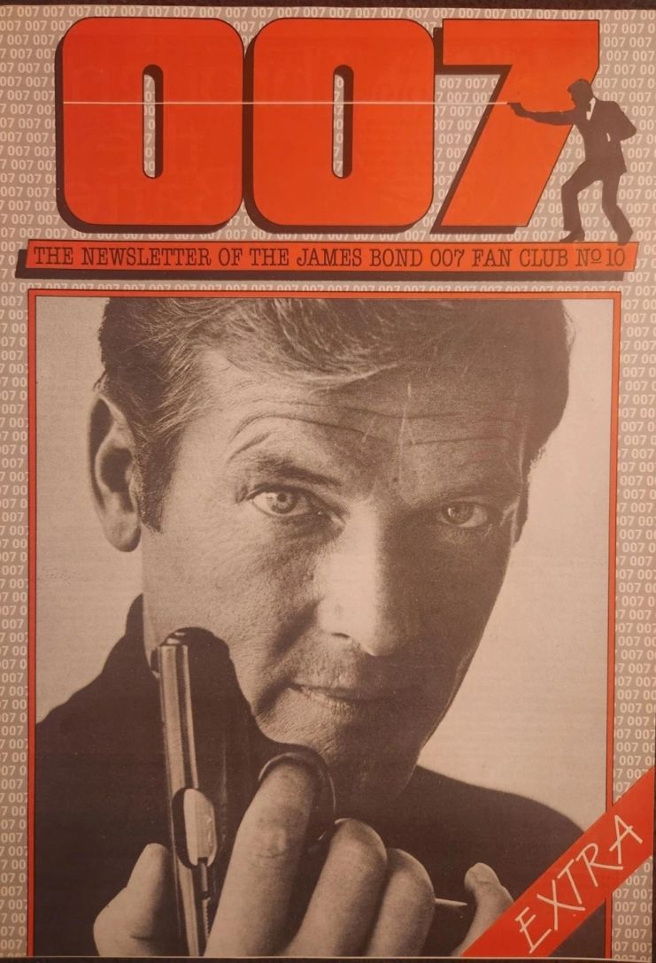 007 EXTRA/NEWSLETTER magazine side cover Issue 10  1991