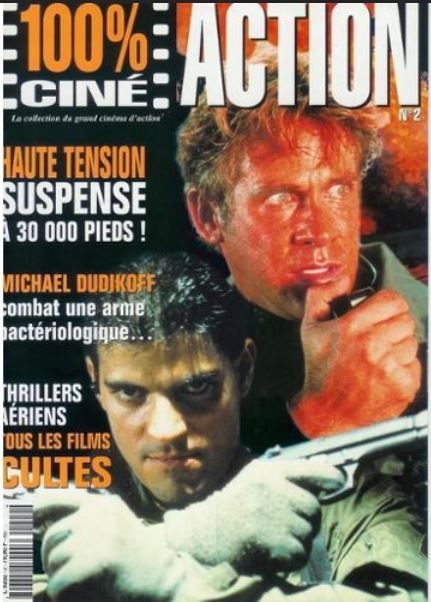 100% CINE ACTION magazine side cover Issue 2  