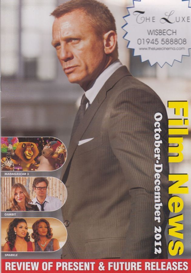FILM NEWS (UK) magazine side cover October-December 2012