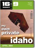 16:9 magazine side cover Issue 12 June/July/August 2005