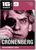 16:9 magazine side cover Issue 14 November/December 2005