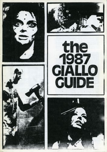 1987 GIALLO GUIDE magazine cover  1987