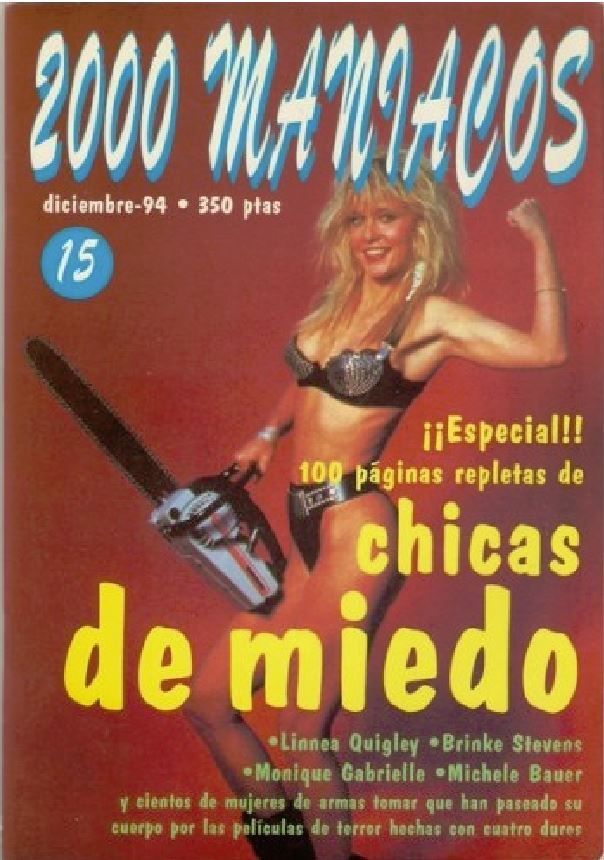 2000 MANIACOS magazine side cover Issue 15 December 1994