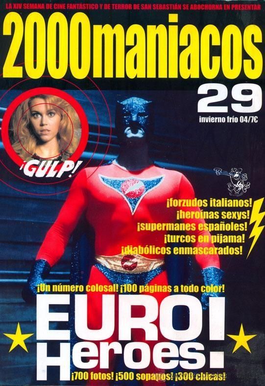 2000 MANIACOS magazine side cover Issue 29 Winter 2003/ 2004