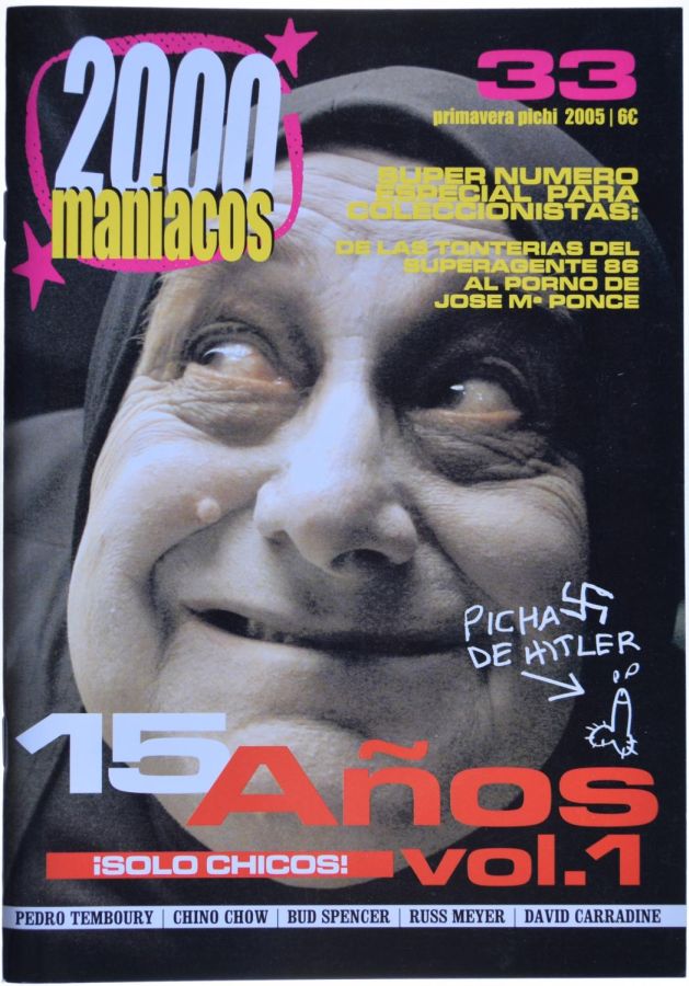 2000 MANIACOS magazine side cover Issue 33  2005