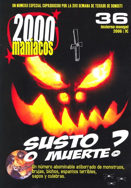 2000 MANIACOS magazine side cover Issue 36  2006