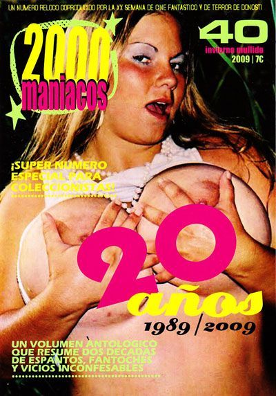 2000 MANIACOS magazine side cover Issue 40  2009