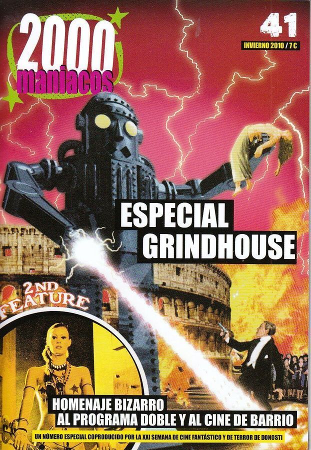 2000 MANIACOS magazine side cover Issue 41 Winter 2010