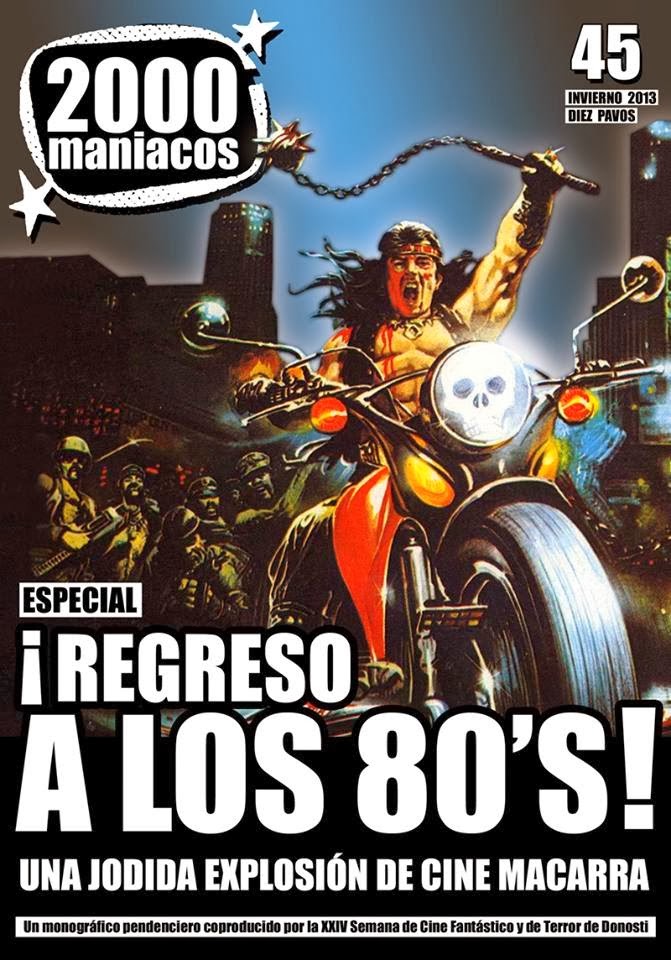 2000 MANIACOS magazine side cover Issue 45 Winter 2013