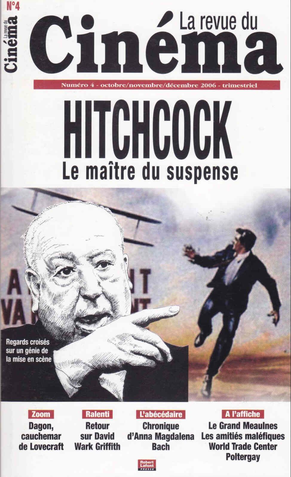 REVUE DU CINEMA | LA (2006) magazine side cover Issue 4 October/November/December 2006