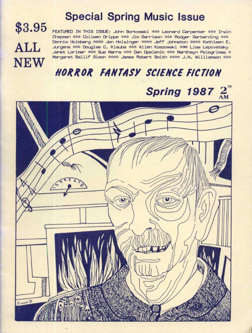 2 AM magazine side cover Issue 3 Spring 1987
