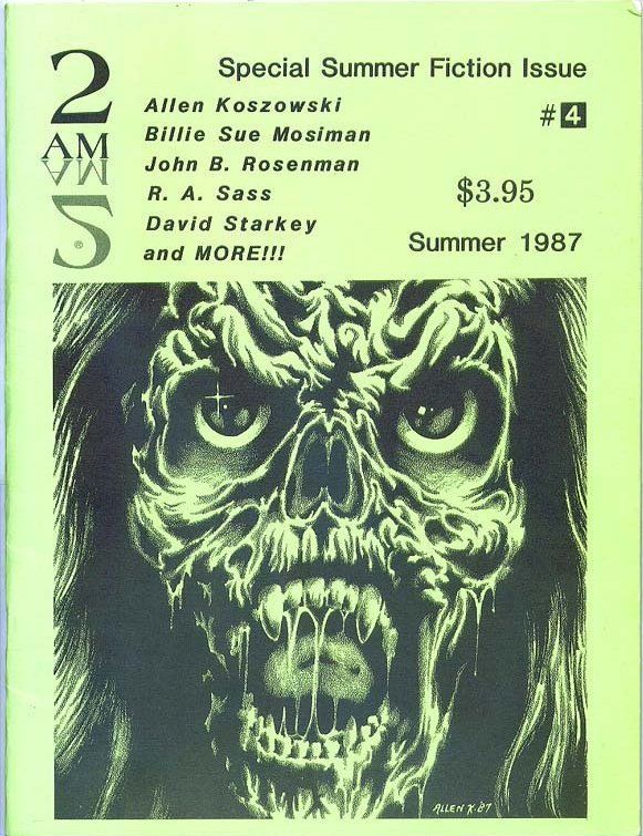 2 AM magazine side cover Issue 4 Summer 1987