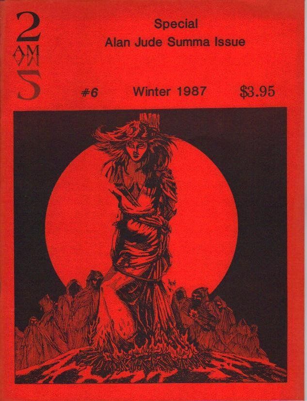 2 AM magazine side cover Issue 6 Winter 1987