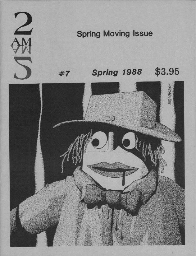 2 AM magazine side cover Issue 7 Spring 1988