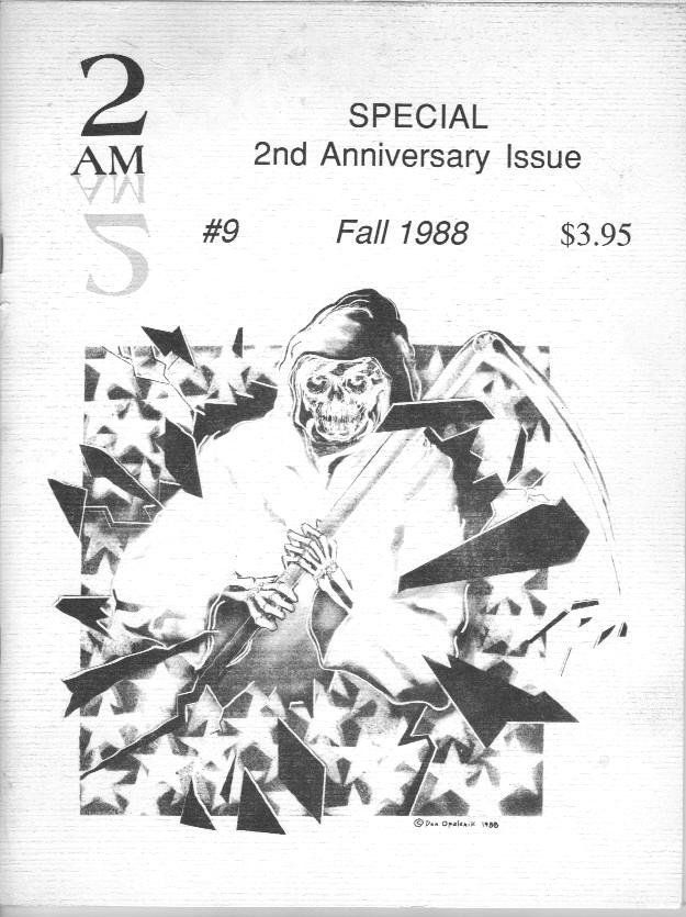 2 AM magazine side cover Issue 9 Fall 1988