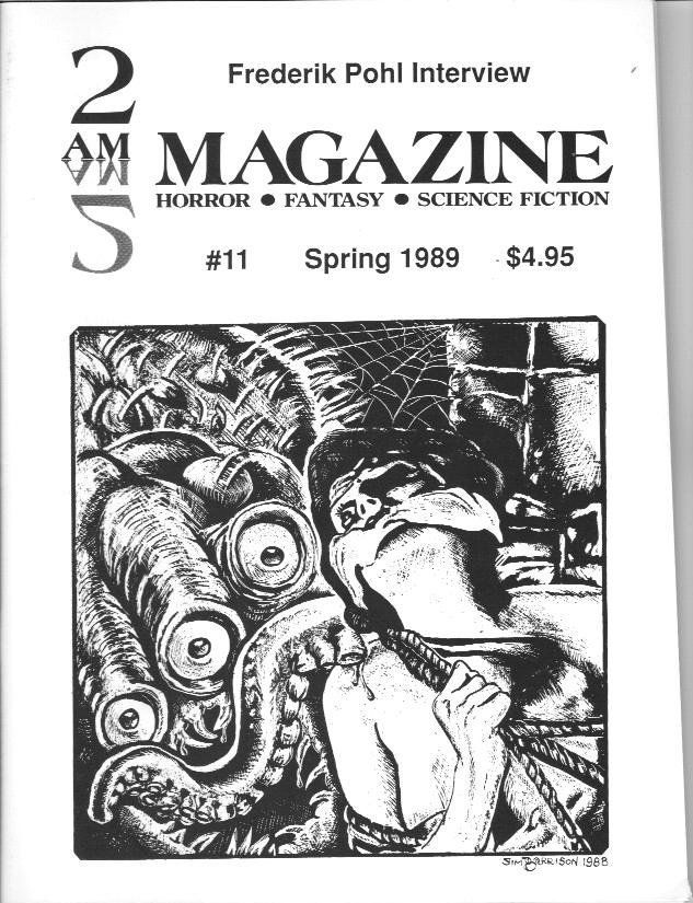 2 AM magazine side cover Issue 11 Spring 1989