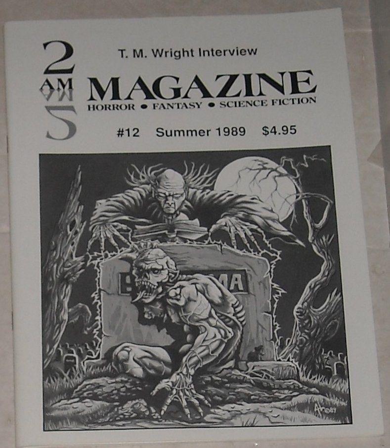 2 AM magazine side cover Issue 12 Summer 1989