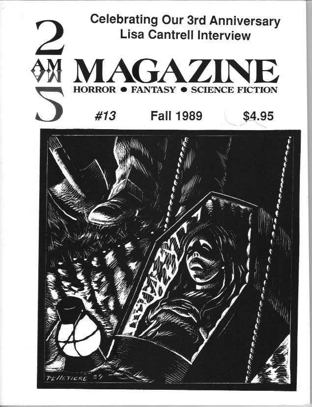 2 AM magazine side cover Issue 13 Fall 1989