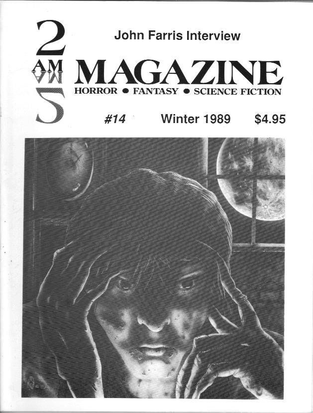 2 AM magazine side cover Issue 14 Winter 1989